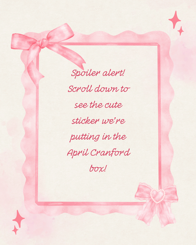Tiny Spoiler For The April Box!